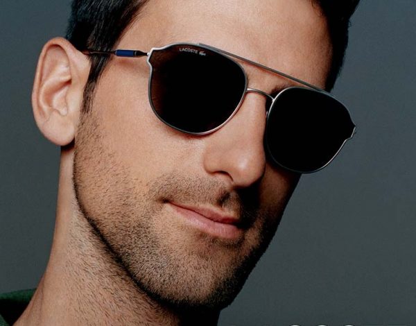 Novac Djokovin firma la última colección cápsula de gafas de Lacoste.