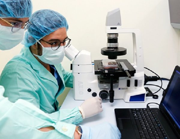 Integrantes del equipo de investigación de la Fundación IMO. FOTO: instituto de Microcirugía Ocular