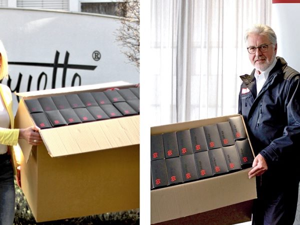 Silhouette ha hecho una primera donación de 20.000 gafas de su marca deportiva Evil Eye a la Cruz Roja