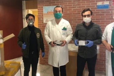 Luper dona 1-000 gafas de protección a los hospitales de Murcia
