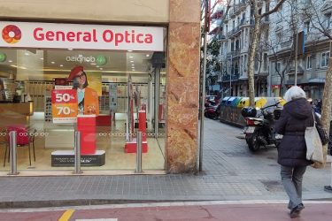 Establecimiento de General Óptica en Barcelona. FOTO: Modaengafas.com