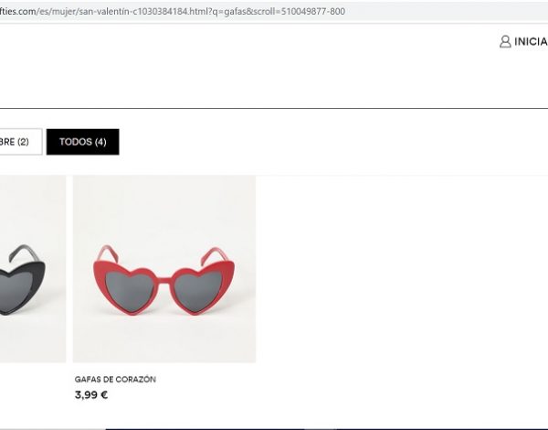 inditex, Lefties, gafas de sol