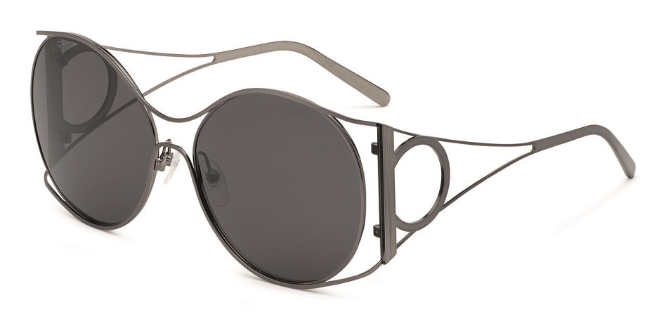 Nuevo modelo de gafa de sol de Salvatore Ferragamo, fabricado por Marchon.