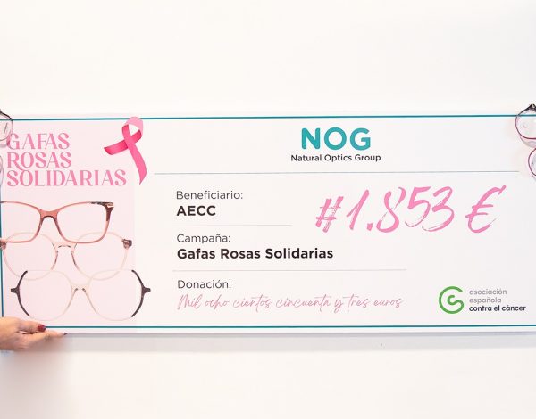 Natural Optics Group avanza en RSC con una donación a la Asociación Española Contra el Cáncer