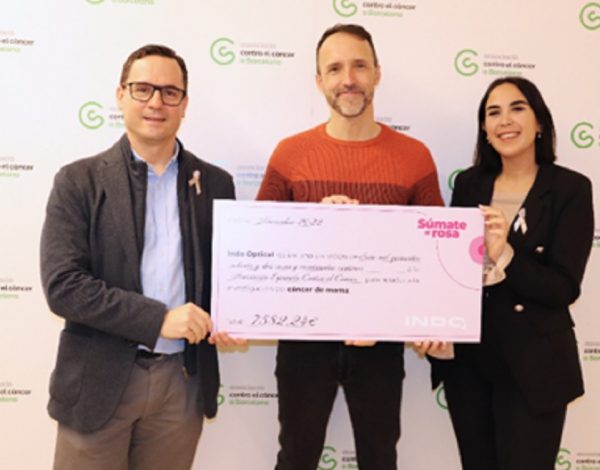 Indo avanza en RSC con una donación a la Asociación Española Contra el Cáncer
