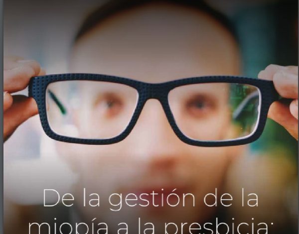 portada del nuevo Cuaderno de Salud Visual editado por Modaengafas.com sobre la gestión de la miopía y la presbicia
