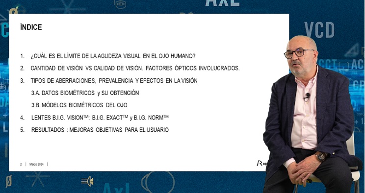 Tenemos la suerte de contar con nuestro Brand Ambassador, César Villa, catedrático en óptica y optometría e investigador Senior en la universidad europea y especialista en la optometría aplicada a la calidad visual. Quien inaugura el lanzamiento de Rodenstock Academy con el curso: ACERCÁNDONOS A LA VISIÓN PERFECTA. 