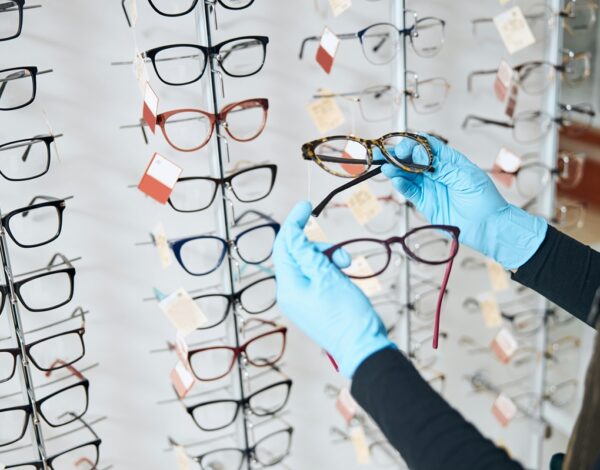 Gafas graduadas. Comercio de óptica